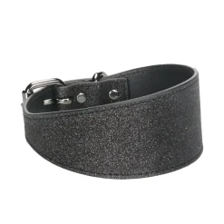 Collar of Sweden Koiran Pannat*leveä solkipanta, musta glitter