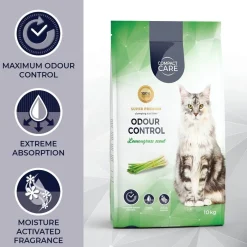 Compact Care Paakkuuntuva Kissanhiekka|Hajustettu Kissanhiekka*Odour Control 10 kg