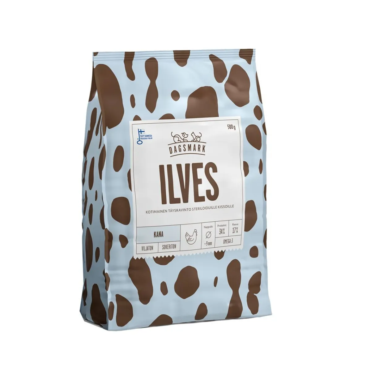 Dagsmark Kissan Kuivaruoka|Kotimainen Kissanruoka*Ilves 4x500 g