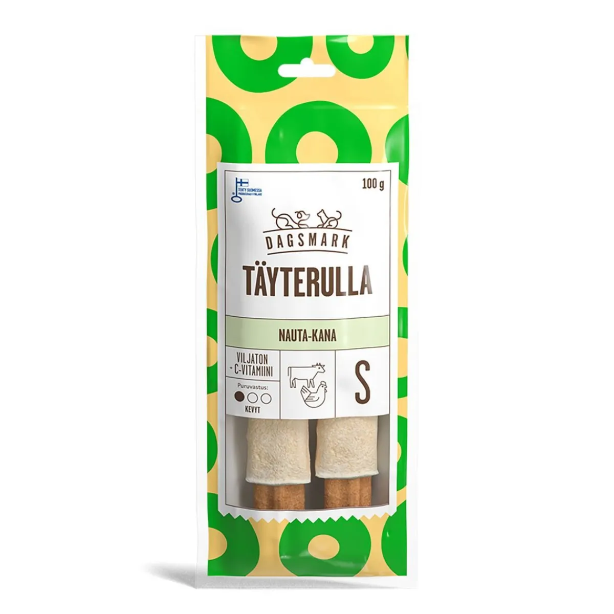 Dagsmark Puruluut*Täyterulla nauta-kana S 100g