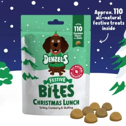 Denzel's Koiran Jouluherkut Ja Kalenterit|Pikkuherkut Ja Treeninamit*Christmas Lunch Kalkkunaherkut koiralle 100g