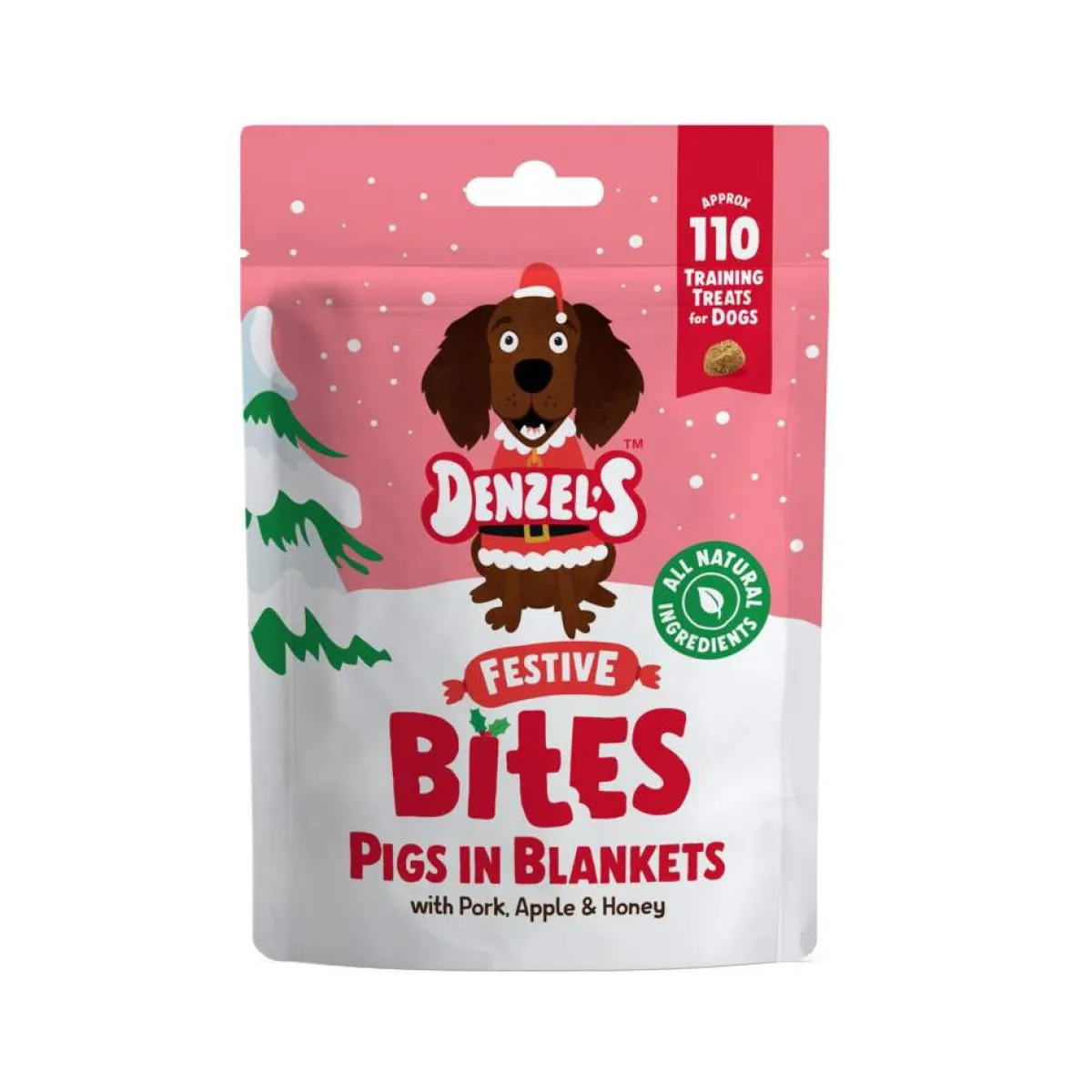 Denzel's Koiran Jouluherkut Ja Kalenterit|Pikkuherkut Ja Treeninamit*Christmas Stocking -herkkulahjapakkaus koiralle 245g