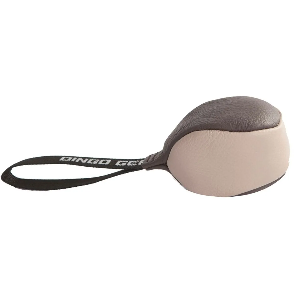 Dingo Gear Koiran Vetolelut|Koiran Treenilelut*nahkapallo kahvalla 8 cm
