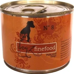 Dogz Finefood Koiran Märkäruoka Ja Makkarat*N°8 kalkkuna & vuohi