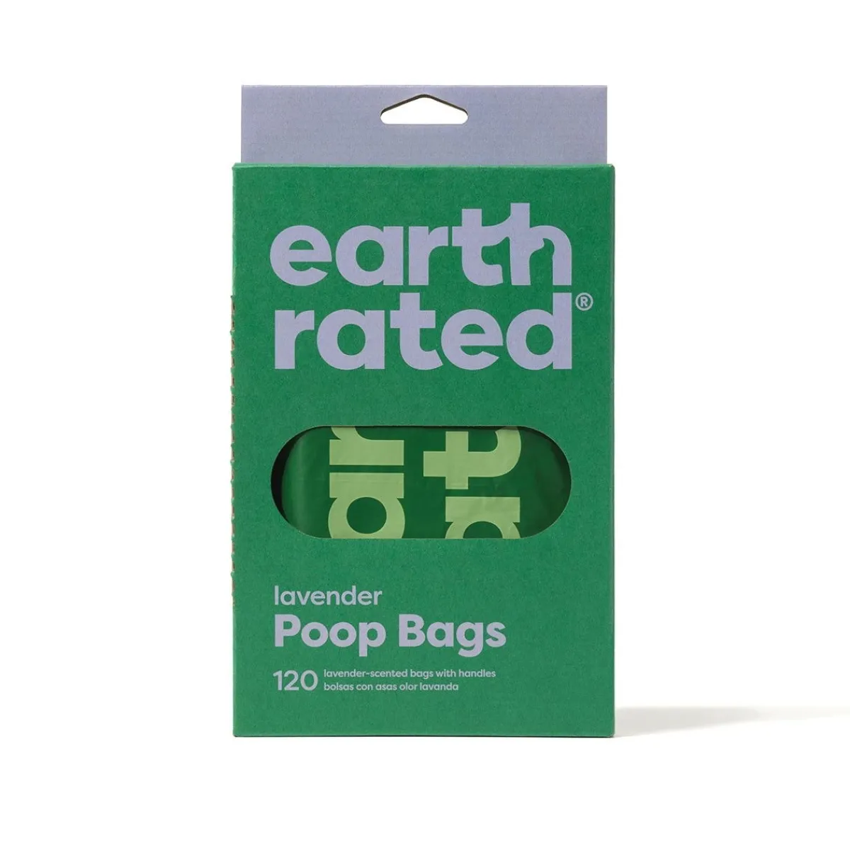 Earth Rated Koirankakan Kerääminen*kakkapussi kahvoilla PCR-muovia 120 kpl, laventeli