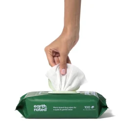 Earth Rated Koiran Shampoot|Hoito Ja Terveys*kosteuspyyhe 100 kpl, laventeli