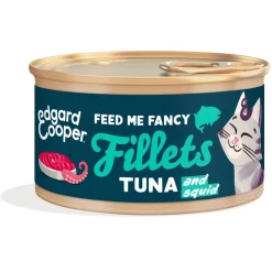 Edgard & Cooper™ Kissan Märkäruoka|Tarjoukset Kissoille*Edgard&Cooper Cat fillets tonnikala & kalmari 70g