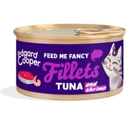 Edgard & Cooper™ Kissan Märkäruoka|Tarjoukset Kissoille*Edgard&Cooper Cat fillets tonnikala & katkarapu 70g