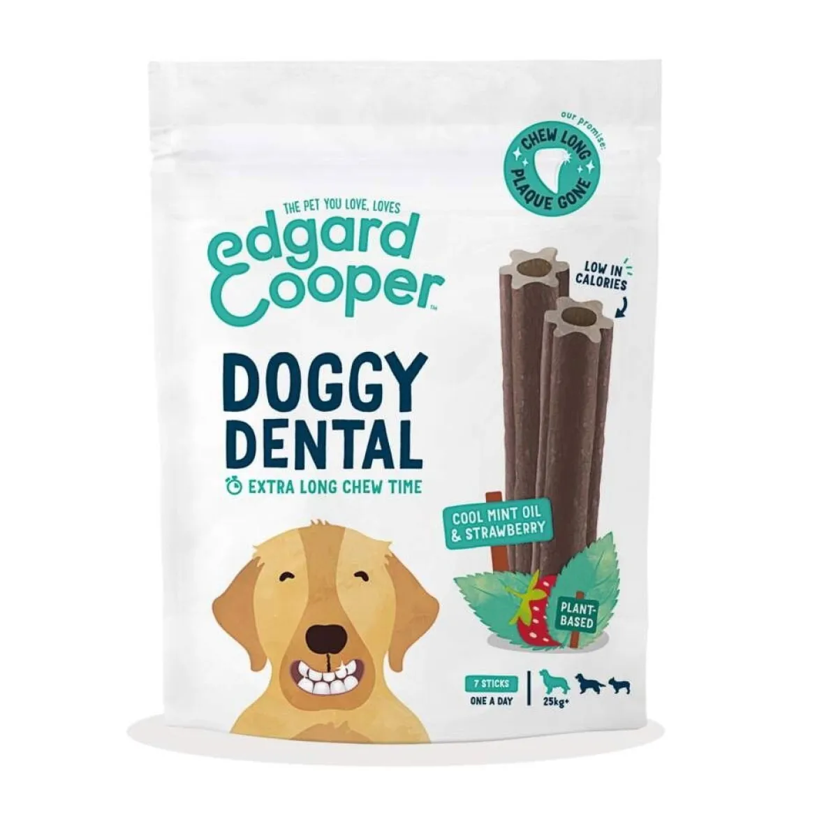 Edgard & Cooper™ Hammasherkut*Edgard&Cooper Doggy Dental Mansikka & Minttu