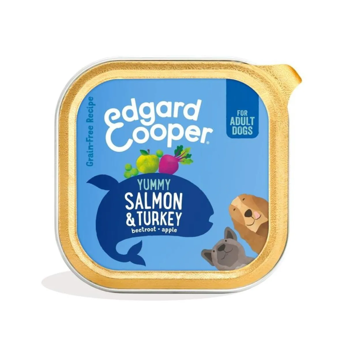 Edgard & Cooper™ Tarjoukset Koirille|Viljaton Koiranruoka*Edgard&Cooper lohi & kalkkuna 150 g