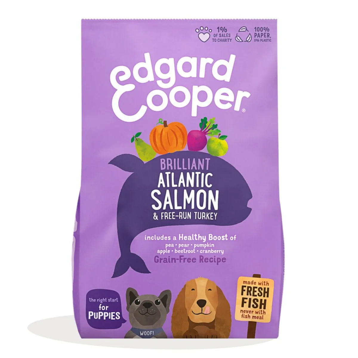 Edgard & Cooper™ Viljaton Koiranruoka|Koiran Kuivaruoka*Edgard&Cooper Puppy Salmon&Turkey
