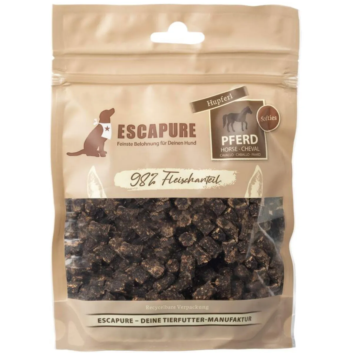 Escapure Pikkuherkut Ja Treeninamit*lihapala hevonen, softies 150g