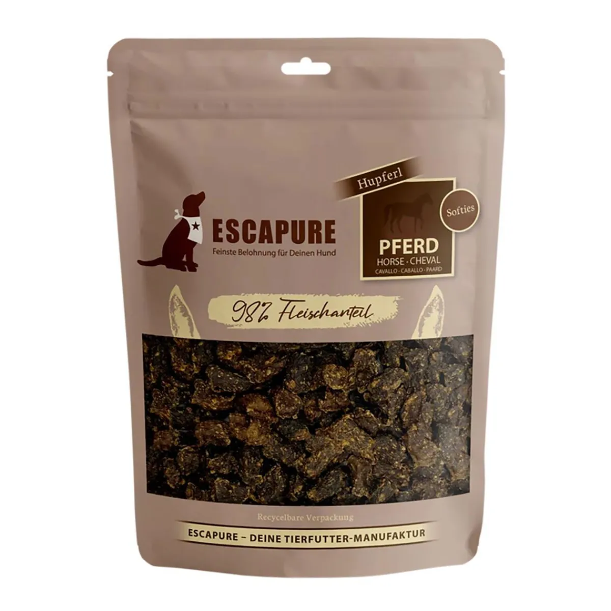 Escapure Pikkuherkut Ja Treeninamit*lihapala hevonen, softies 150g