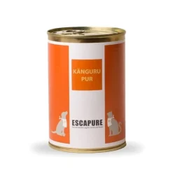 Escapure Koiran Märkäruoka Ja Makkarat*PUR kenguru säilyke 400g