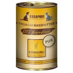 Escapure Koiran Märkäruoka Ja Makkarat*PUR kenguru säilyke 400g
