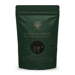 Essential Foods Pehmeät Koiran Herkut|Pikkuherkut Ja Treeninamit*ESSENTIAL Duck, Herb & Apple Sausages 110 g