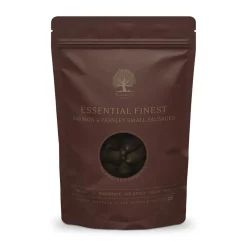 Essential Foods Pehmeät Koiran Herkut|Pikkuherkut Ja Treeninamit*ESSENTIAL Salmon & Parsley Small Sausages 150 g