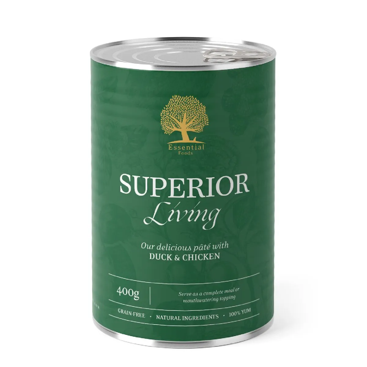 Essential Foods Koiran Märkäruoka Ja Makkarat*ESSENTIAL SUPERIOR LIVING PATÉ 400g