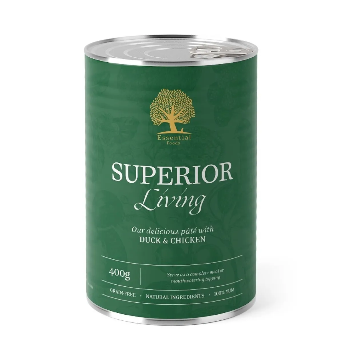 Essential Foods Koiran Märkäruoka Ja Makkarat*ESSENTIAL SUPERIOR LIVING PATÉ 400g