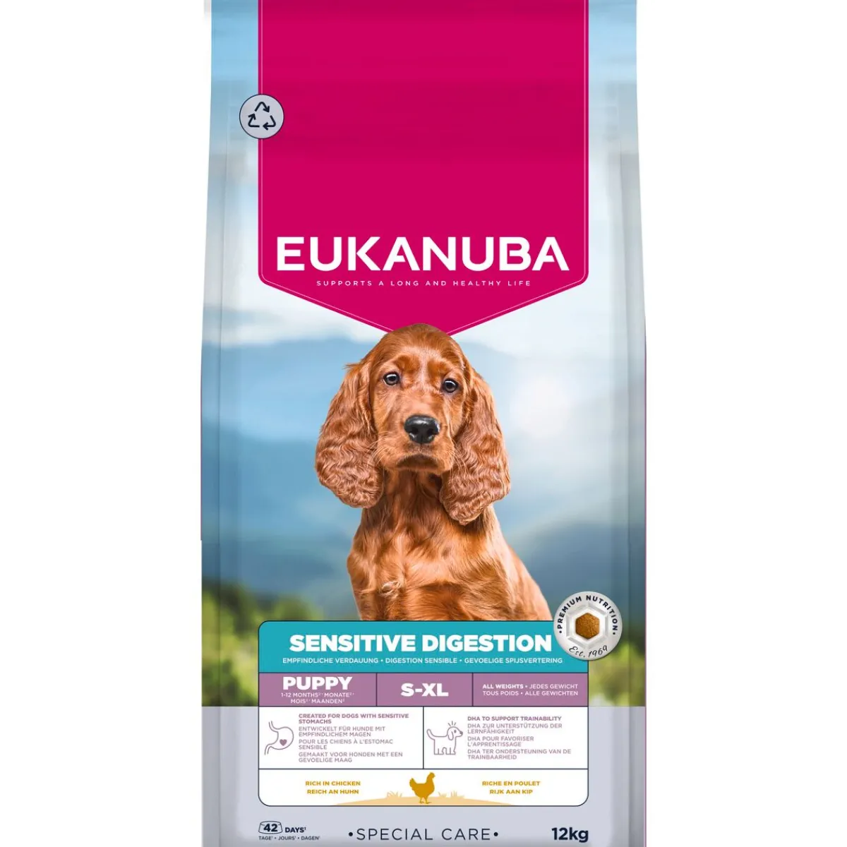 Eukanuba Koiran Kuivaruoka|Penturuoka*Daily Care Puppy Sensitive Digestion