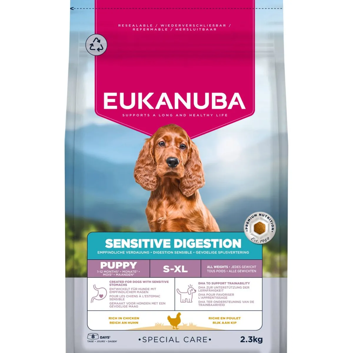 Eukanuba Koiran Kuivaruoka|Penturuoka*Daily Care Puppy Sensitive Digestion