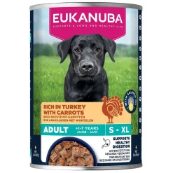 Eukanuba Koiran Märkäruoka Ja Makkarat|Uutuudet Koirille*Dog Wet Adult Kalkkuna & Porkkana 400 g