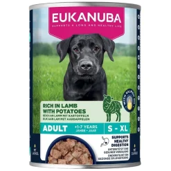 Eukanuba Koiran Märkäruoka Ja Makkarat|Uutuudet Koirille*Dog Wet Adult Lammas & Peruna 400 g