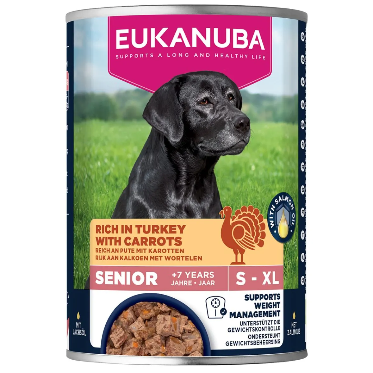 Eukanuba Senioriruoka Koiralle|Senioriruoka*Dog Wet Senior Kalkkuna & Porkkana 400 g