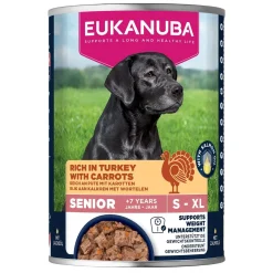 Eukanuba Senioriruoka Koiralle|Senioriruoka*Dog Wet Senior Kalkkuna & Porkkana 400 g