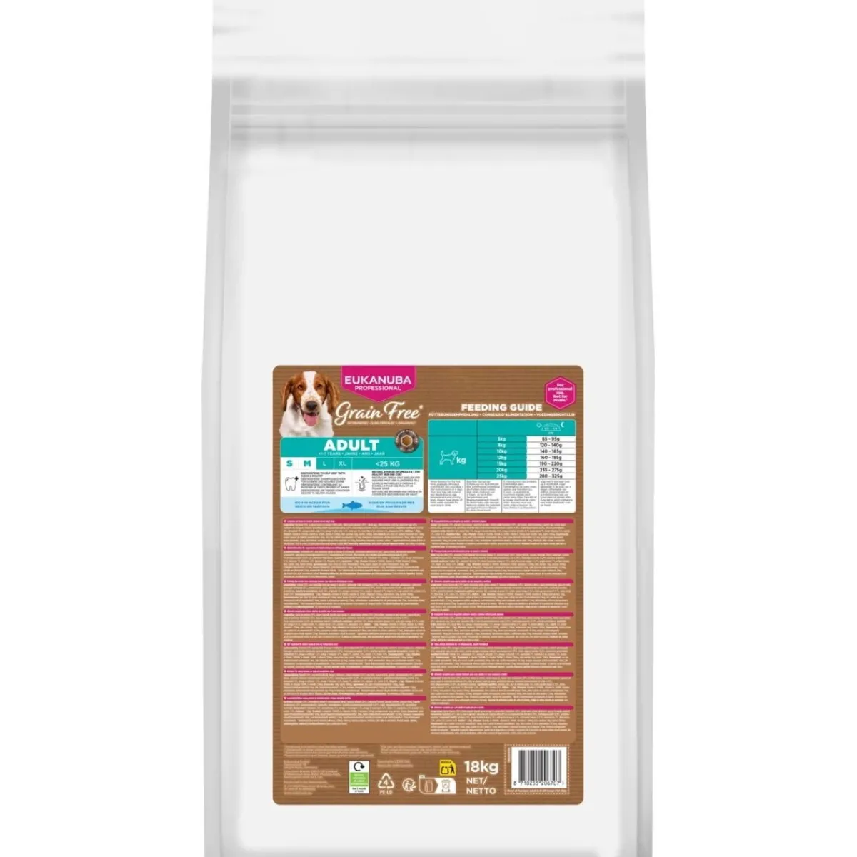 Eukanuba Koiran Kuivaruoka*Grain Free Adult Small & Medium Breed Ocean Fish