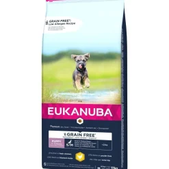 Eukanuba Penturuoka|Koiran Kuivaruoka*Grain Free Puppy Small/medium Chicken 2 x 12kg