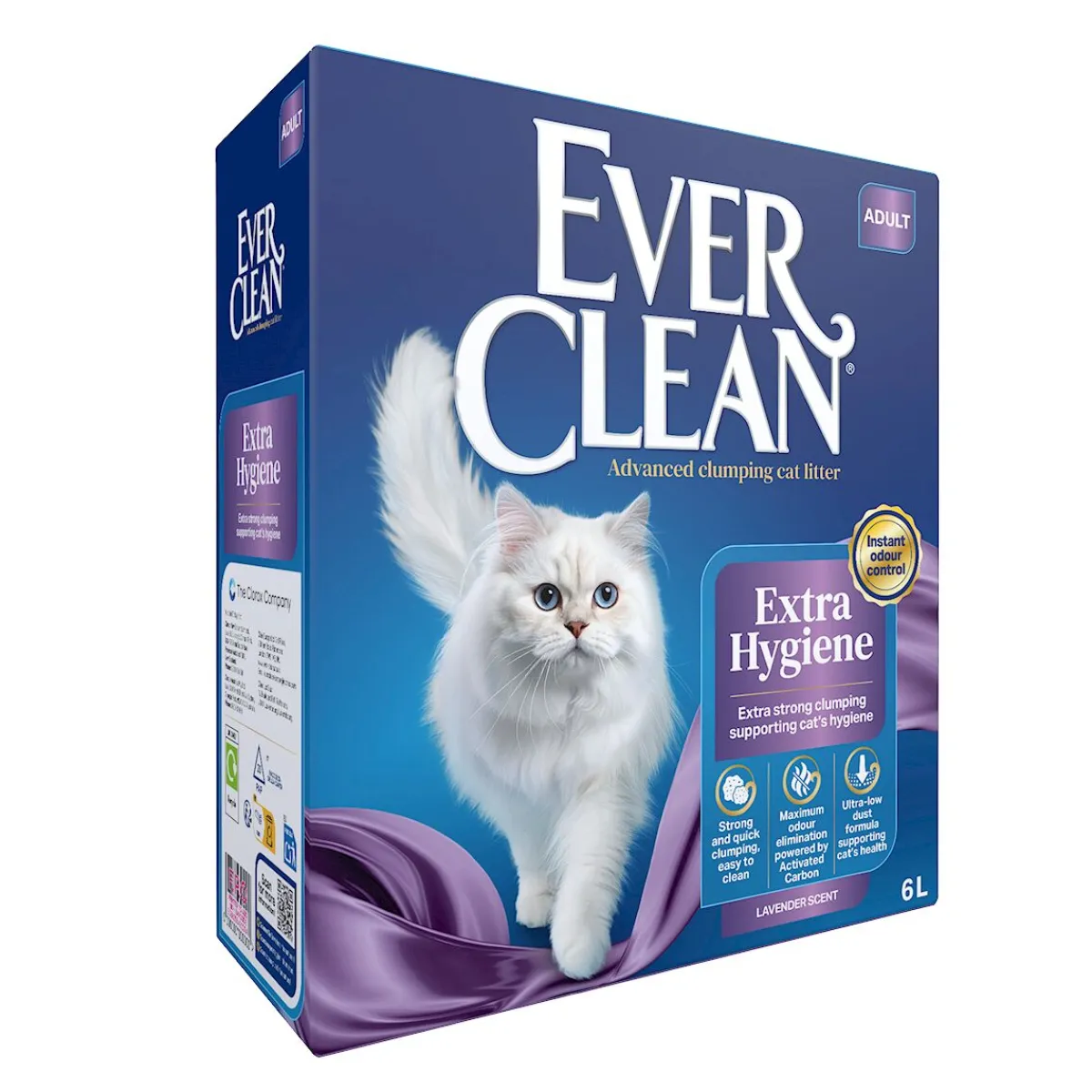 Ever Clean Paakkuuntuva Kissanhiekka|Hajustettu Kissanhiekka*Extra Hygiene Lavender