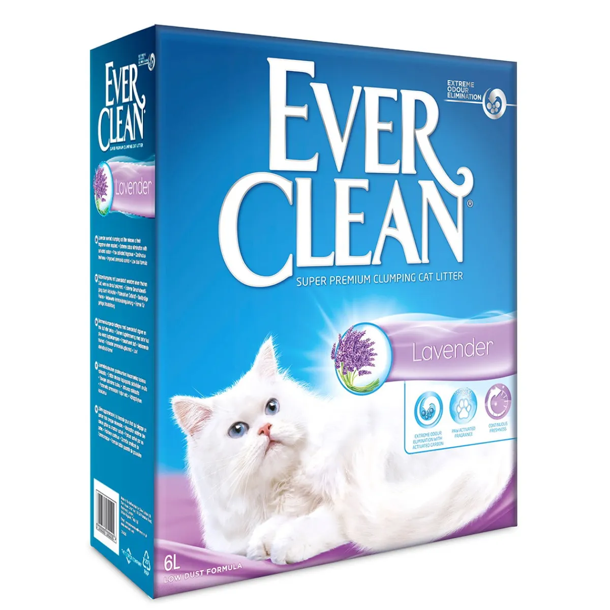 Ever Clean Paakkuuntuva Kissanhiekka|Hajustettu Kissanhiekka*Extra Hygiene Lavender
