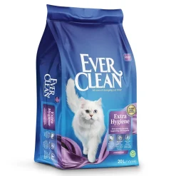 Ever Clean Paakkuuntuva Kissanhiekka|Tarjoukset Kissoille*Extra Hygiene Lavender 4 x 10L