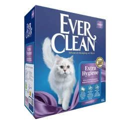 Ever Clean Paakkuuntuva Kissanhiekka|Tarjoukset Kissoille*Extra Hygiene Lavender 4 x 10L