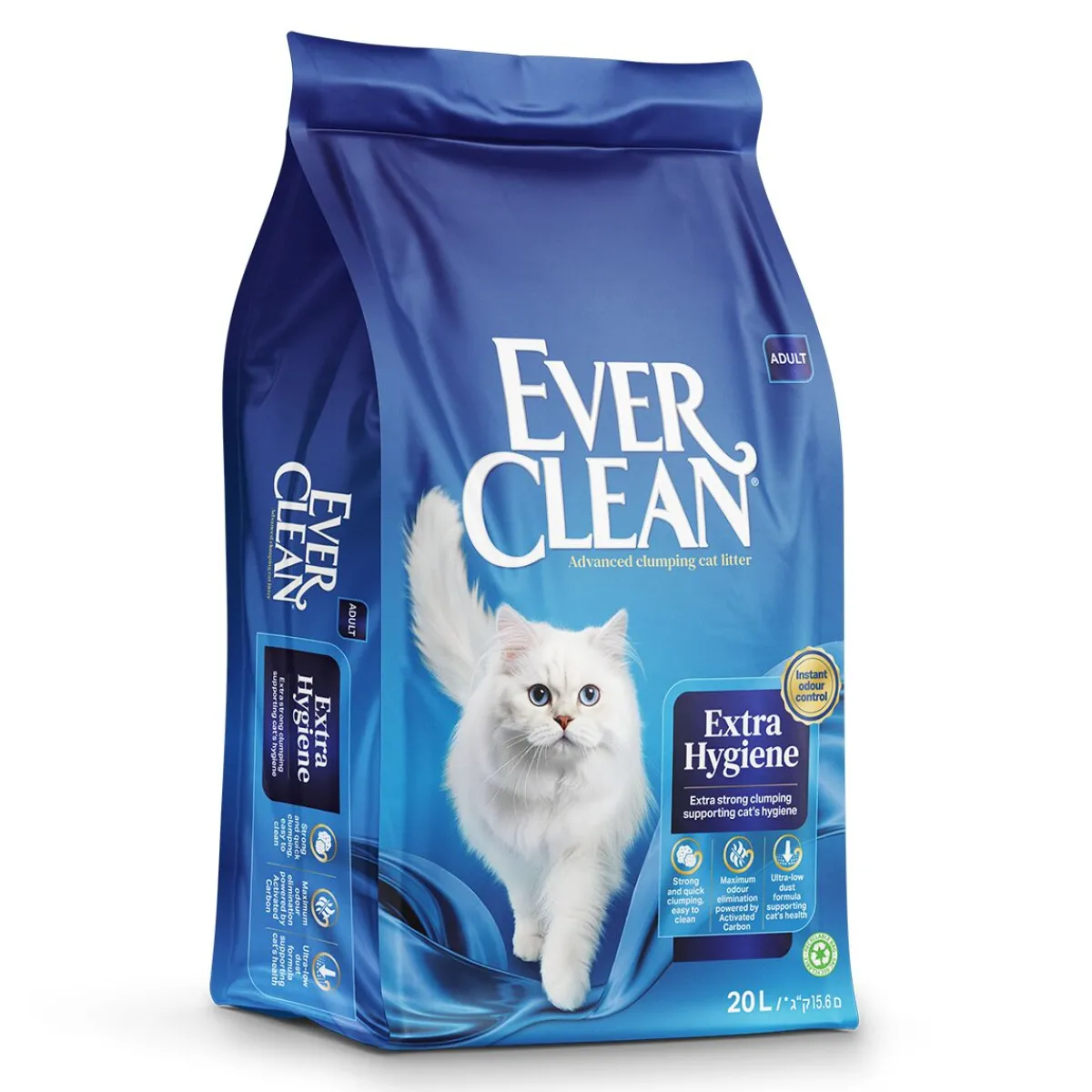 Ever Clean Tarjoukset Kissoille*Extra Strong Unscented 4 x 10L