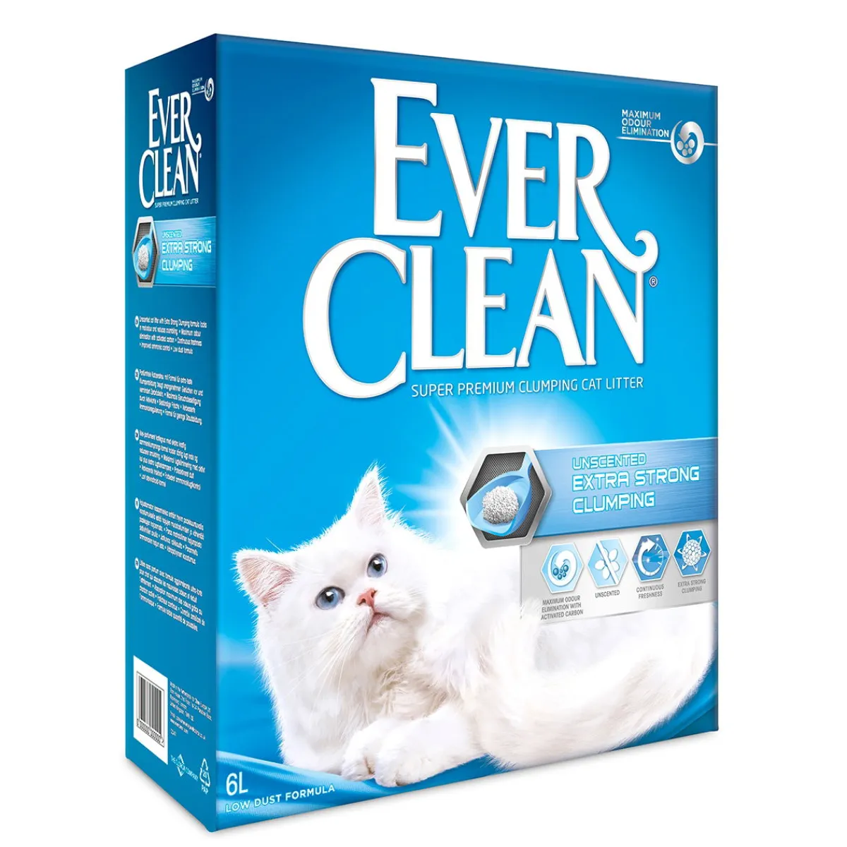 Ever Clean Tarjoukset Kissoille*Extra Strong Unscented 4 x 10L