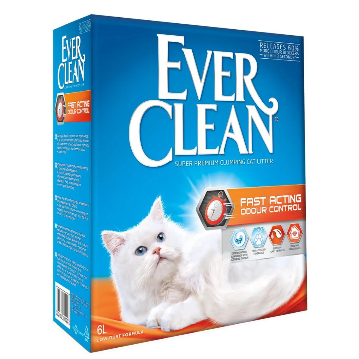 Ever Clean Tarjoukset Kissoille*Fast Acting 4 x 10L