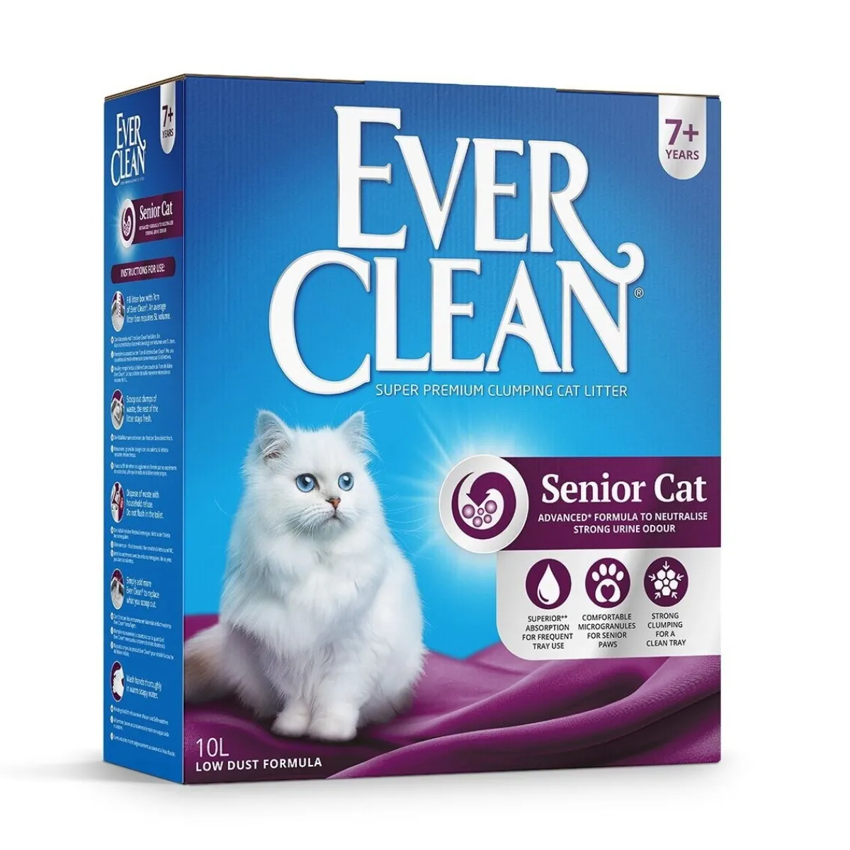 Ever Clean Paakkuuntuva Kissanhiekka|Tarjoukset Kissoille*EverClean Senior 10 L