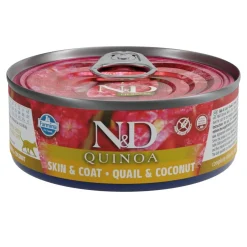 Farmina Kissan Märkäruoka*N&D Cat Quinoa Quail & Coconut 80 g