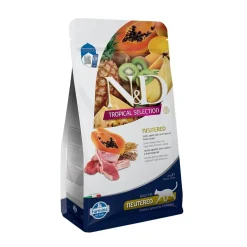 Farmina Kissan Kuivaruoka|Kissan Erikoisruoat*N&D Cat Tropical Lamb Neutered 1,5 kg