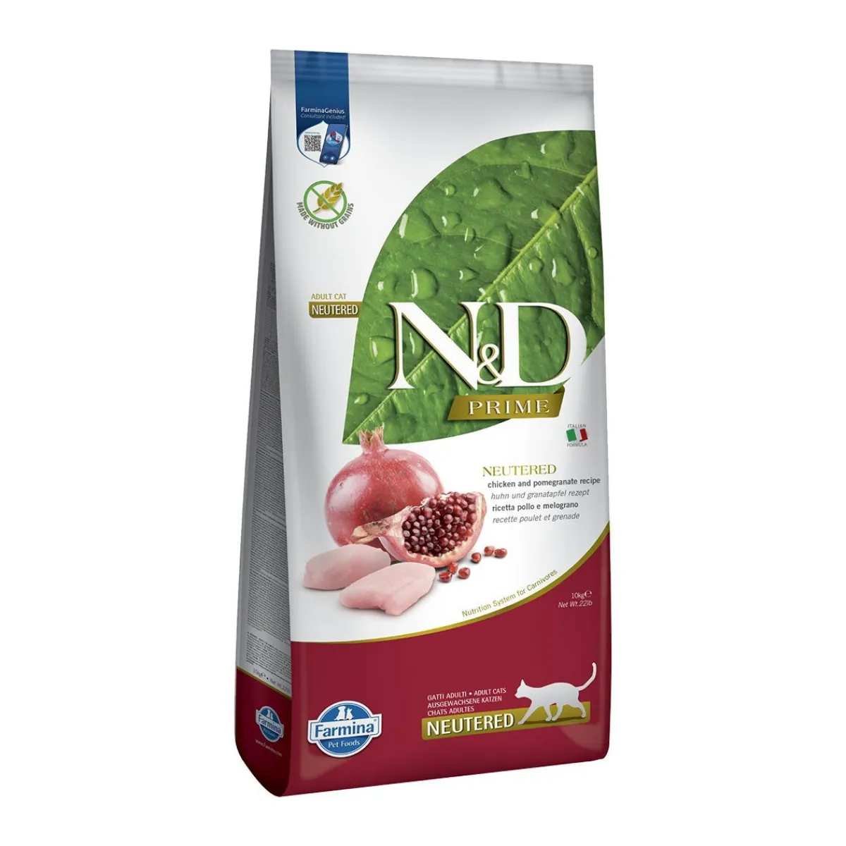 Farmina Kissan Kuivaruoka*N&D Prime Cat Chicken&Pomegranate Neutered