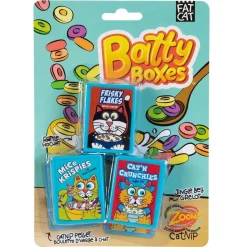 Fatcat Kissanminttulelut*Batty Boxes kissanlelut 3 kpl