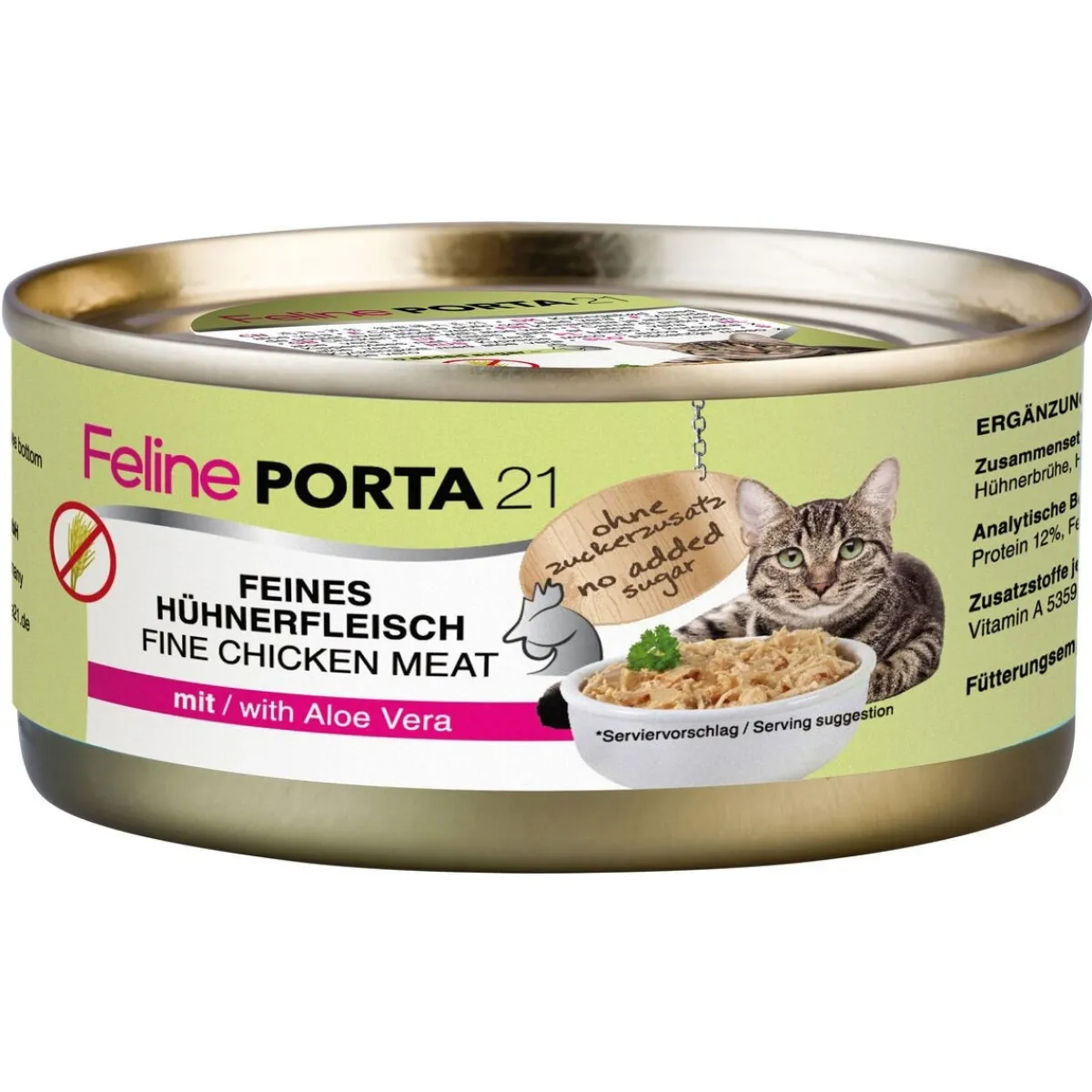Feline Porta 21 Kissan Märkäruoka*Kana & Aloe Vera