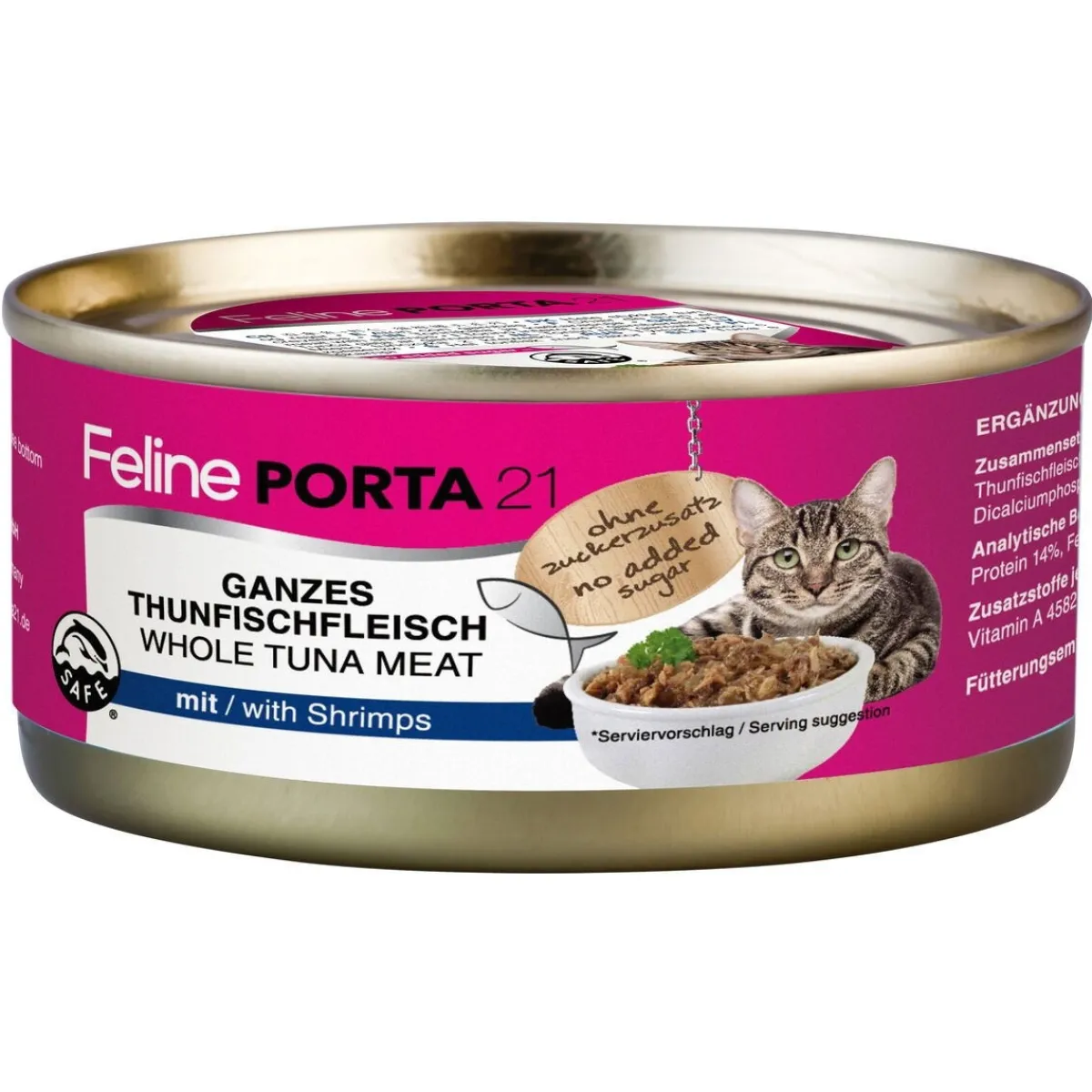 Feline Porta 21 Kissan Märkäruoka*Tonnikala & Katkarapu