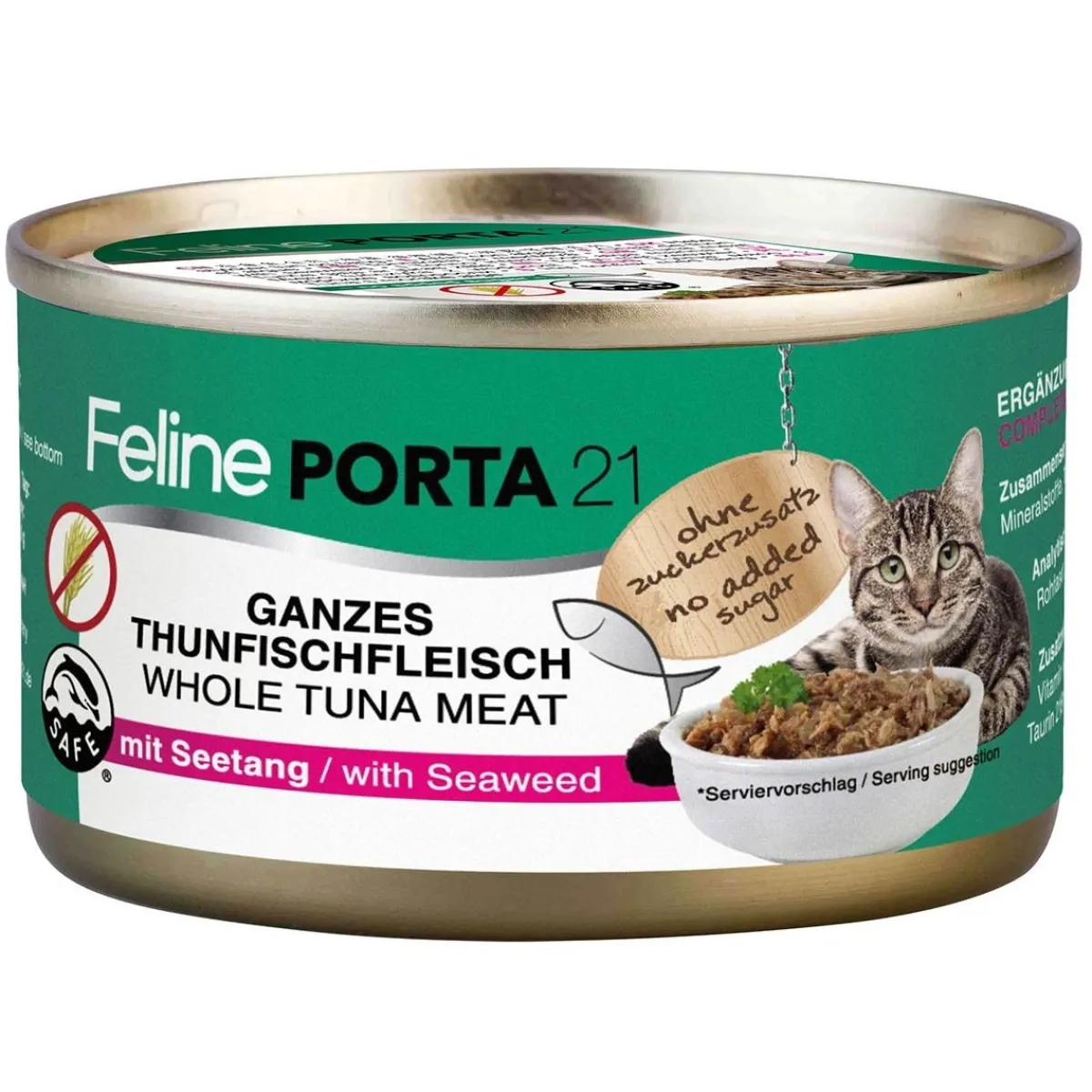 Feline Porta 21 Kissan Märkäruoka*Tonnikala & Merilevä, 90 g