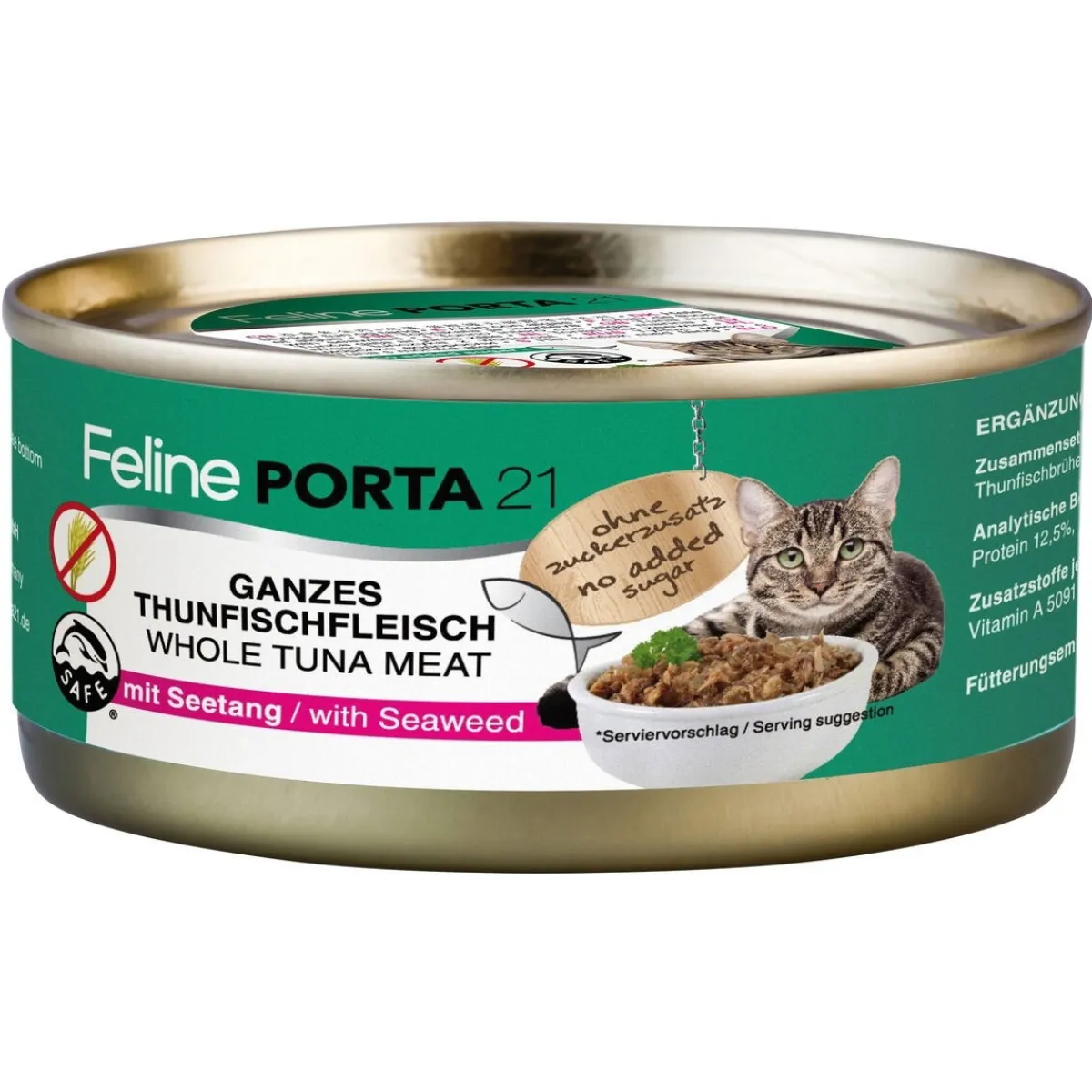 Feline Porta 21 Kissan Märkäruoka*Tonnikala & Merilevä, 90 g