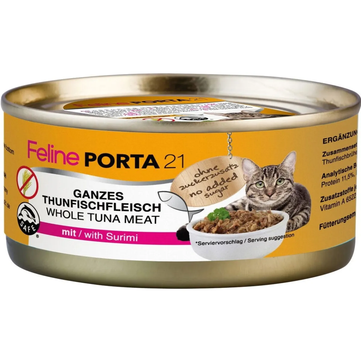 Feline Porta 21 Kissan Märkäruoka*tonnikala & surimi