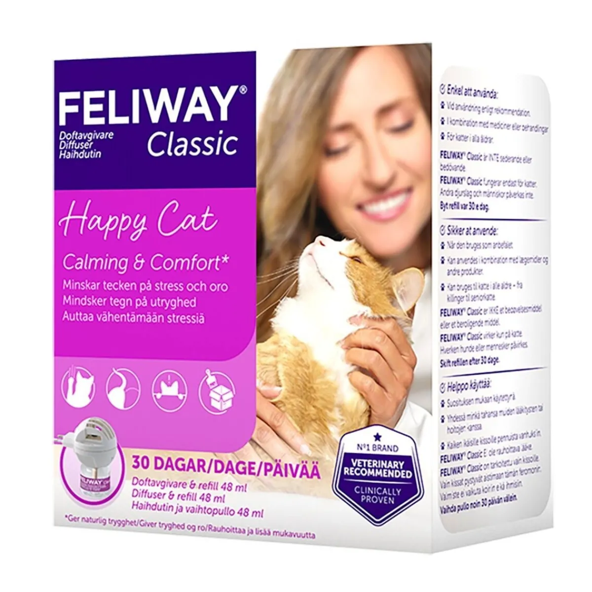 Feliway Tarjoukset Koirille|Kissan Stressi Ja Pelko*haihdutin ja liuos, 48 ml