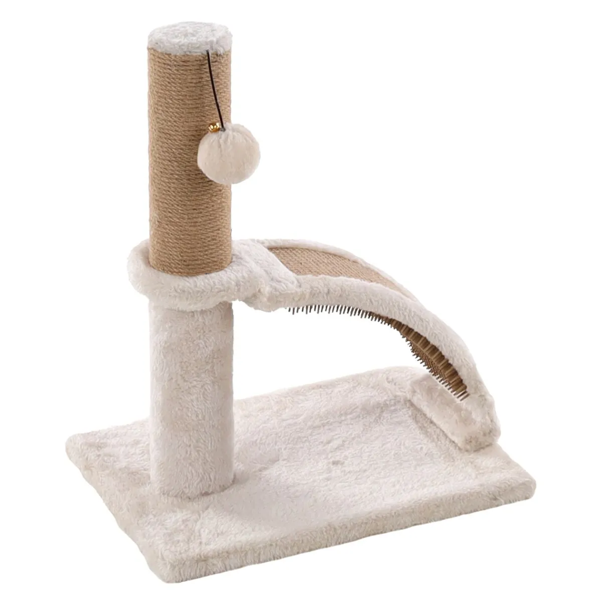 Flamingo Raapimatolpat|Raapimapesät Ja -Laudat*Scratching tree Tessa Cream & Natural